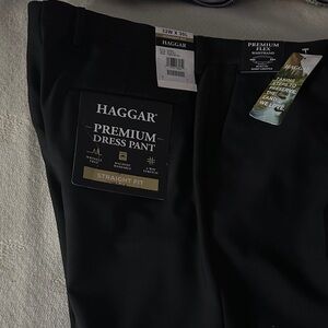 Haggar Premium Flex Black Dress Pants